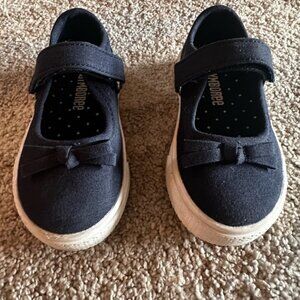 Gymboree Girls Bow Mary Jane Shoes - Uniform - Navy Size 7